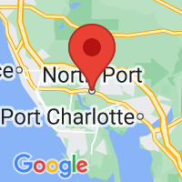 Map of North Port, FL